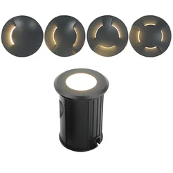 Outdoor Lighting 3W 5W IP67 DC12V Garden Yard Step Stairs Floor Deck LED Recessed Inground Lamps Underground Spotlight AC85-265V