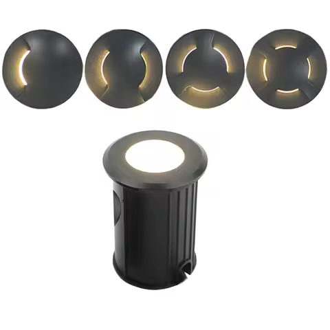 Outdoor Lighting 3W 5W IP67 DC12V Garden Yard Step Stairs Floor Deck LED Recessed Inground Lamps Underground Spotlight AC85-265V
