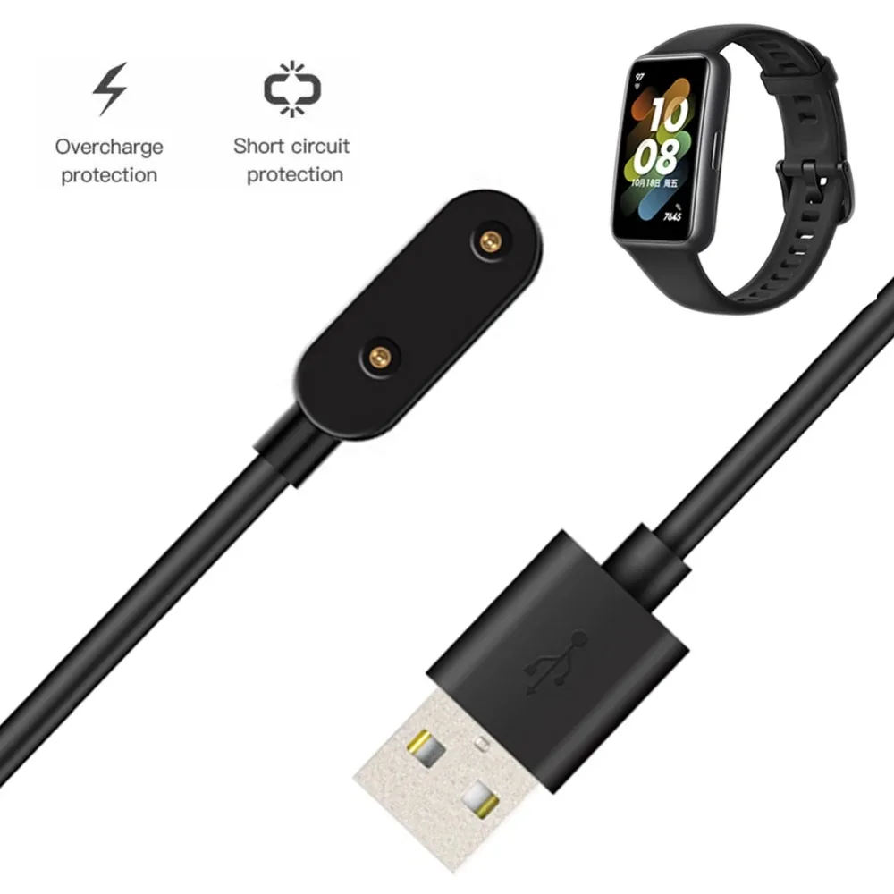Charger For Honor Choice Watch/Honor Band 6/6 Pro/Huawei Watch Fit/Fit 3 Smart Watch Portable 2pin USB Charging Cable Adapter
