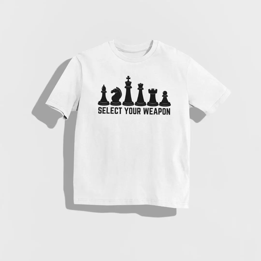 Select Your Weapon Shirt Chess Shirt Chess Player Gift Chess Player Birthday Gift Funny Gift for Chess Master Gambit Shirt