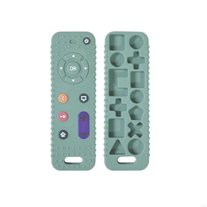 

Teething Pain Relief Toy for Toddlers Baby Remote Control Silicone Teether