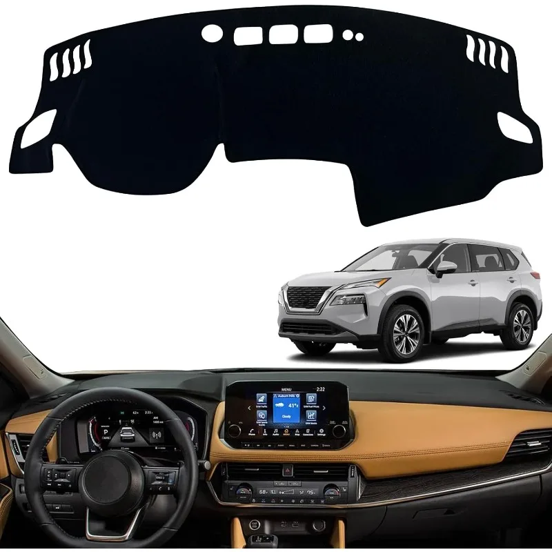 

Для Nissan Rogue 2021 2022 2023: Накладка на приборную панель, противоскользящий коврик, защитный коврик, солнцезащитный коврик для автомобиля