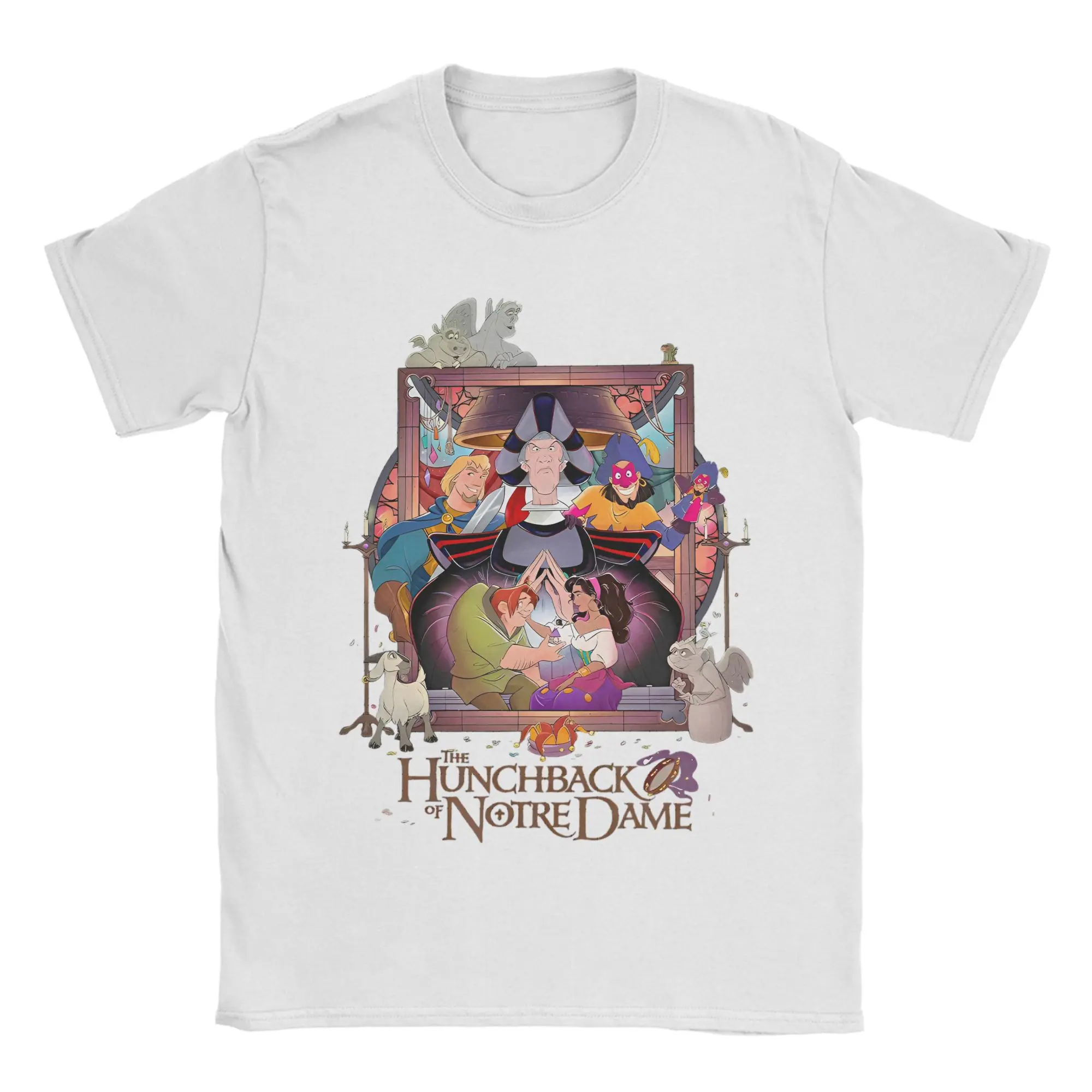 Camisetas del jorobado de Notre Dame para hombres y mujeres, camisetas Esmeralda y Quasimodo, camisetas de manga corta, ropa de regalo de algodón
