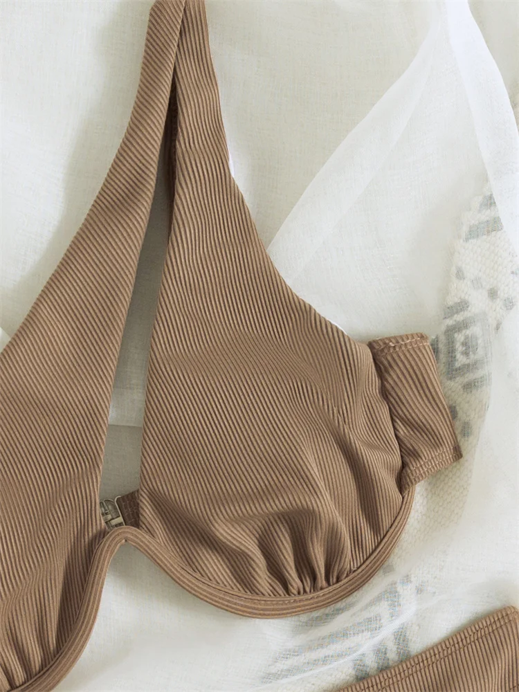 非対称水着,セクシー,ツーピース,腕立て伏せ,無地,透かし彫り,裸の肩,女性用,ビーチウェア,新しいコレクション2022