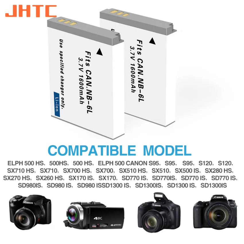 バッテリー充電器,nb 6l 6lh,sx520 hs sx530 sx600 sx610 sx700 sx710 ixus,85 95 200 210 1600mah,NB-6L