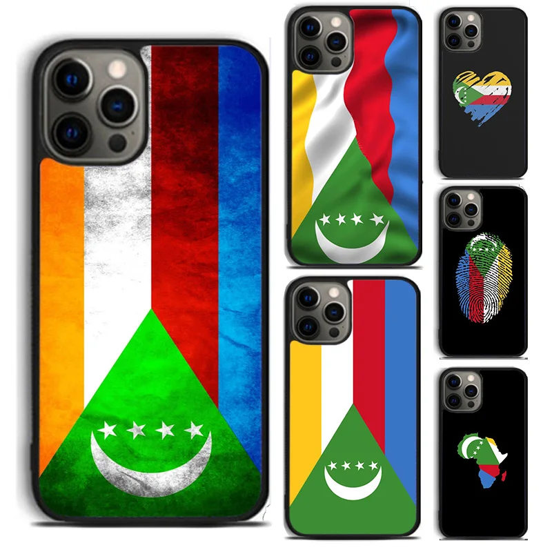 Comoros Flag Phone Case For For iPhone 16 15 11 12 13 14 Pro Max XS XR Plus coque