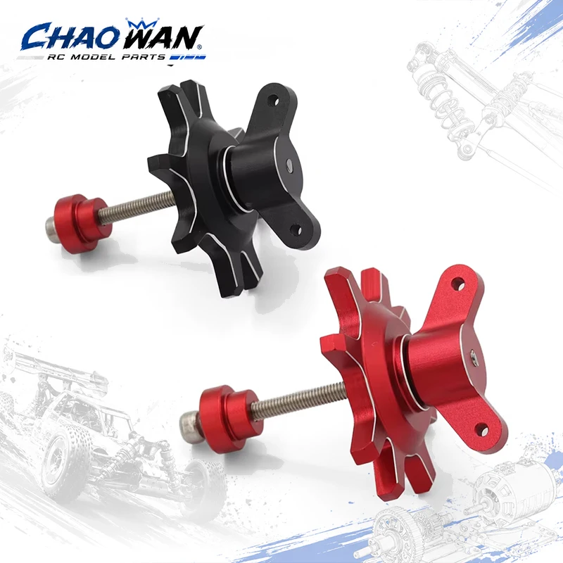 Metallic Black/Red RC Crawler Tire Assembly Disassembly Tool for 1/10 Scale 1.9 2.2 Inch Beadlock Wheel Rim - Automotive Repair