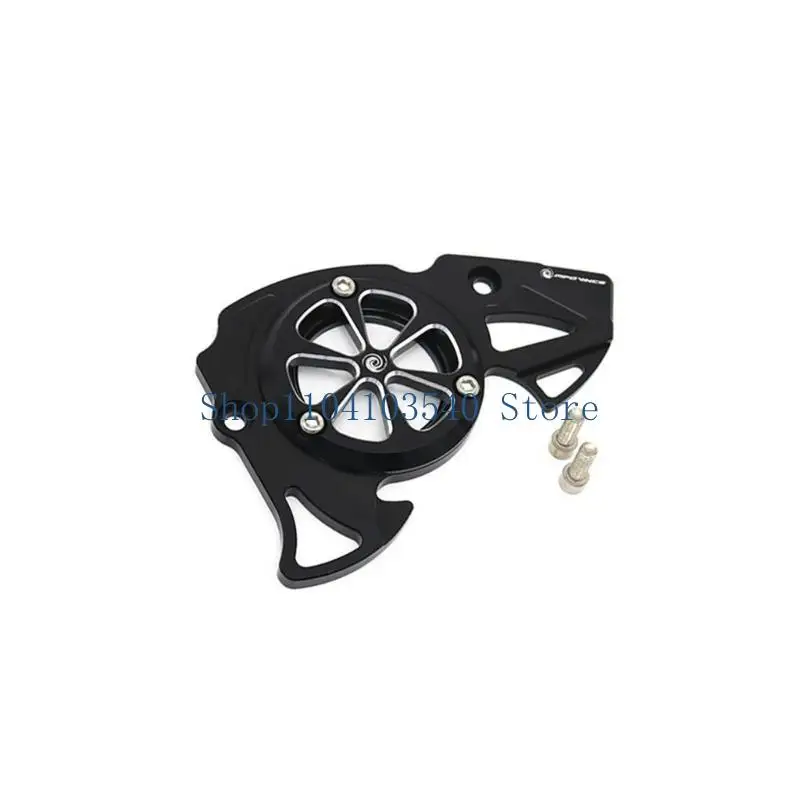 02DC Aluminum Alloy Front Chain Sprocket Guard Protector Cover Front Tooth Protections Cover For 15 3 4 R15M MT15 XSR155
