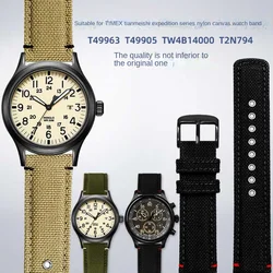 Suitable For TIMEX TIMEX Expeditionary Series T49963 T49905 Outdoor Sports Nylon Canvas Watch with Men's Band 20mm