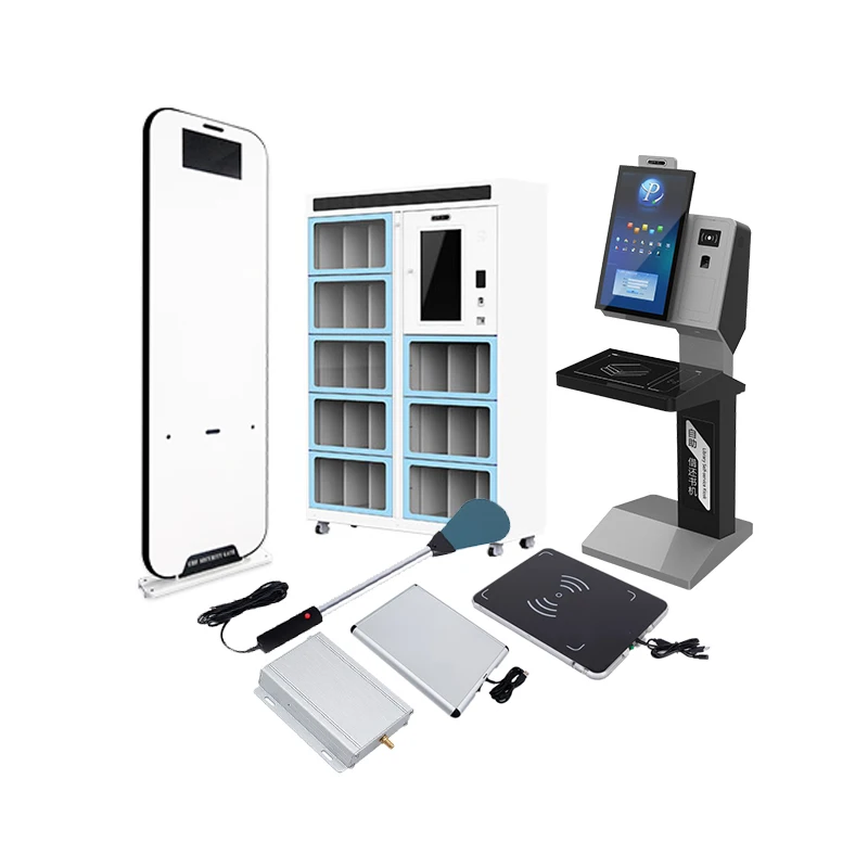 UHF / HF Book Borrow RFID Self-service Station Rfid Library Machine Automation Management Books RFID Library Reader Return