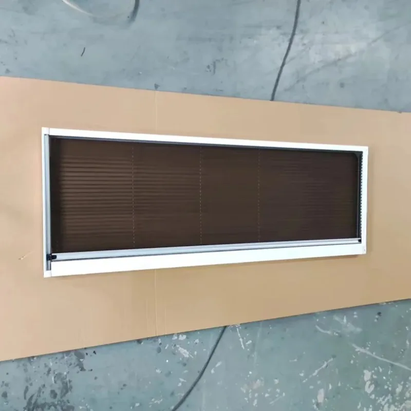 OEM 620X1750mm RV النمط الأوروبي باب كامل اللون الأبيض لباب دخول القافلة أربعة ركن باب متنقل #5