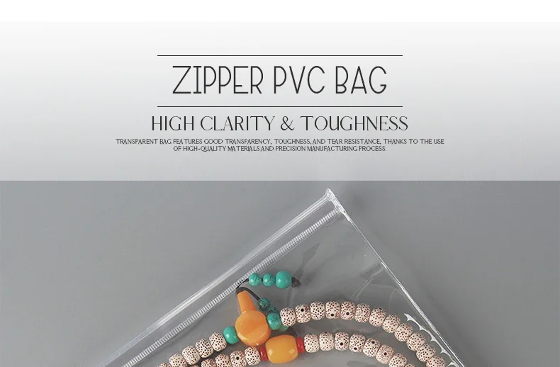 10/20PCS Transparent Plastic Pouches PVC Zipper Bag For Jewelry Bracelet Necklace Earrings Gift Storage Small Business Packages