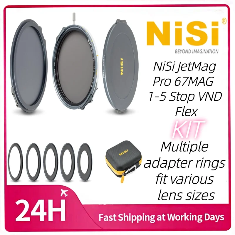 NiSi JetMag Pro VND Flex Kit 67MAG Magnetic Filter Kit