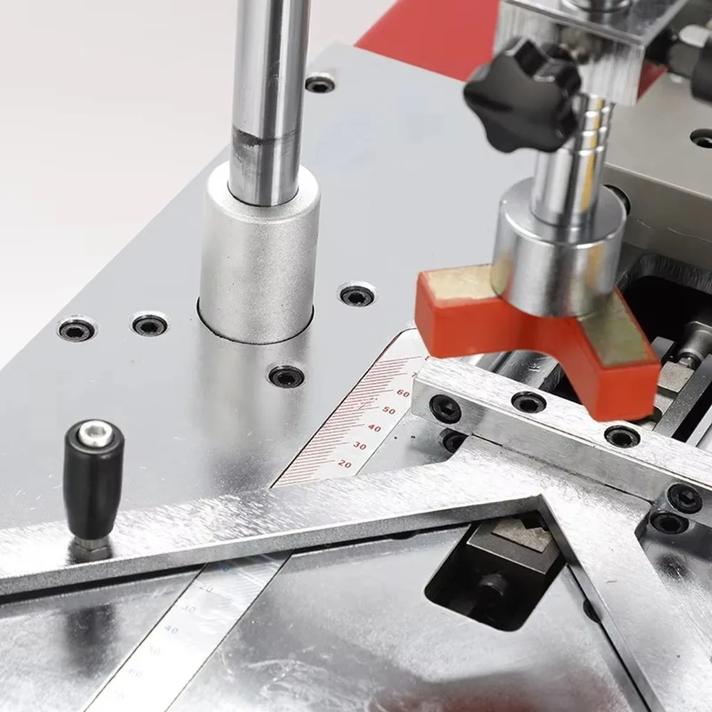 Desktop Pneumatic V-Nail Underpinner Easy Moving Wood Plastic Frame Jointing Machine for Picture Framing