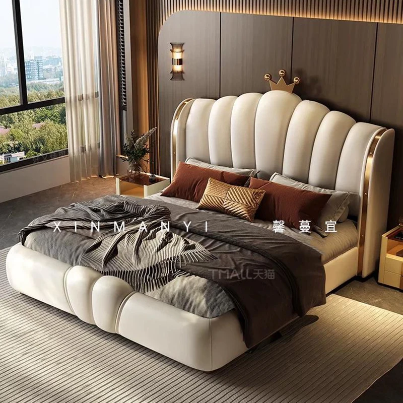 Unique European Bed Beauty Designer Display Skincare Princess Bed Show Ergonomic Service Postmodern Beliche Trendy Furniture