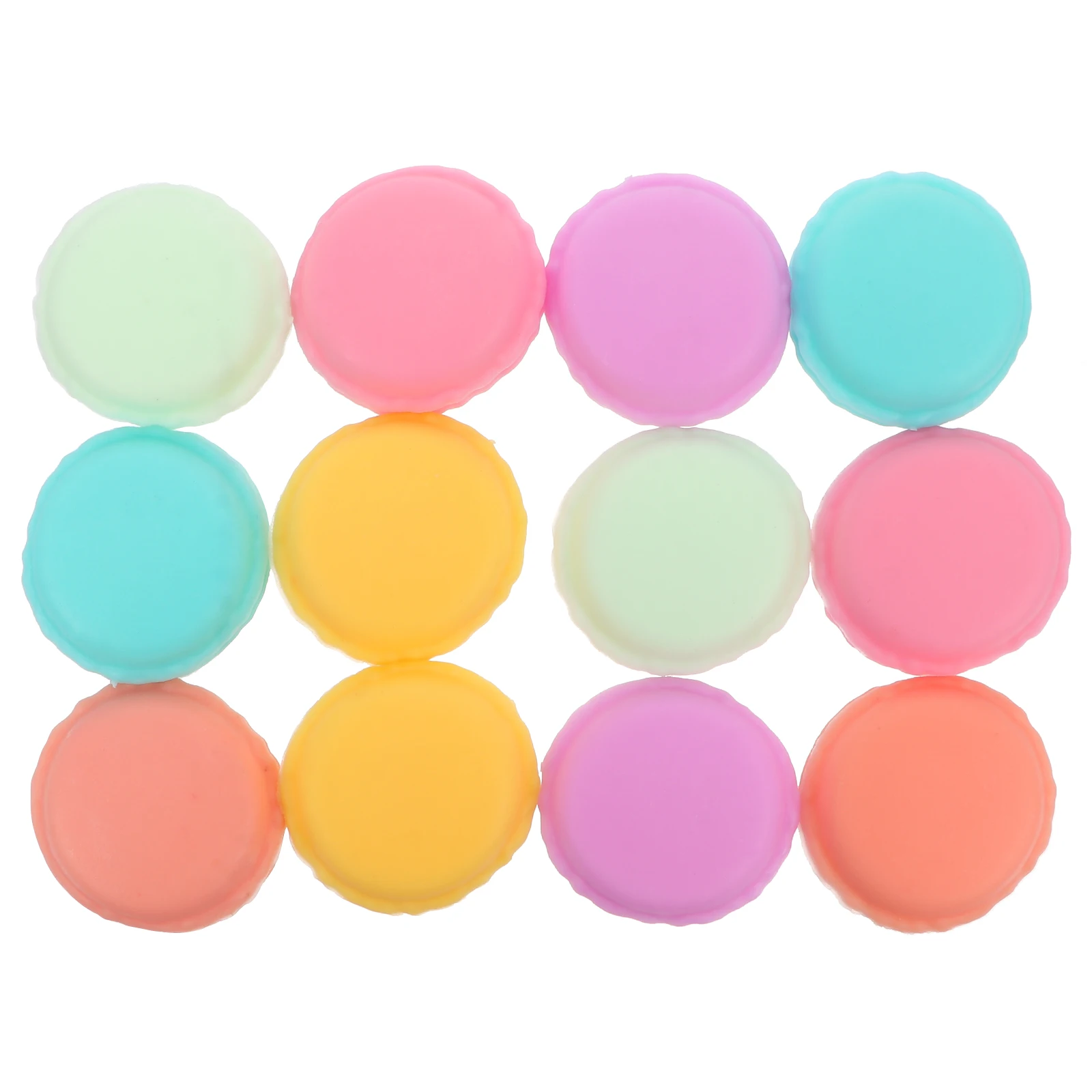 

12 Pcs Jewelry Box Storage Resin ganizer Accessories Comfortable Touch Case Ring Holder Mini Lightweight Portable Macaron Shape