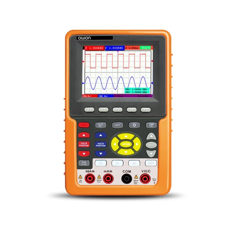 Owon HDS1022M-N Series HDS-N Handheld Digital Storage Oscilloscope and Digital Multimeter, 20MHz, 2 Channels, 100MS/s Sample Rat