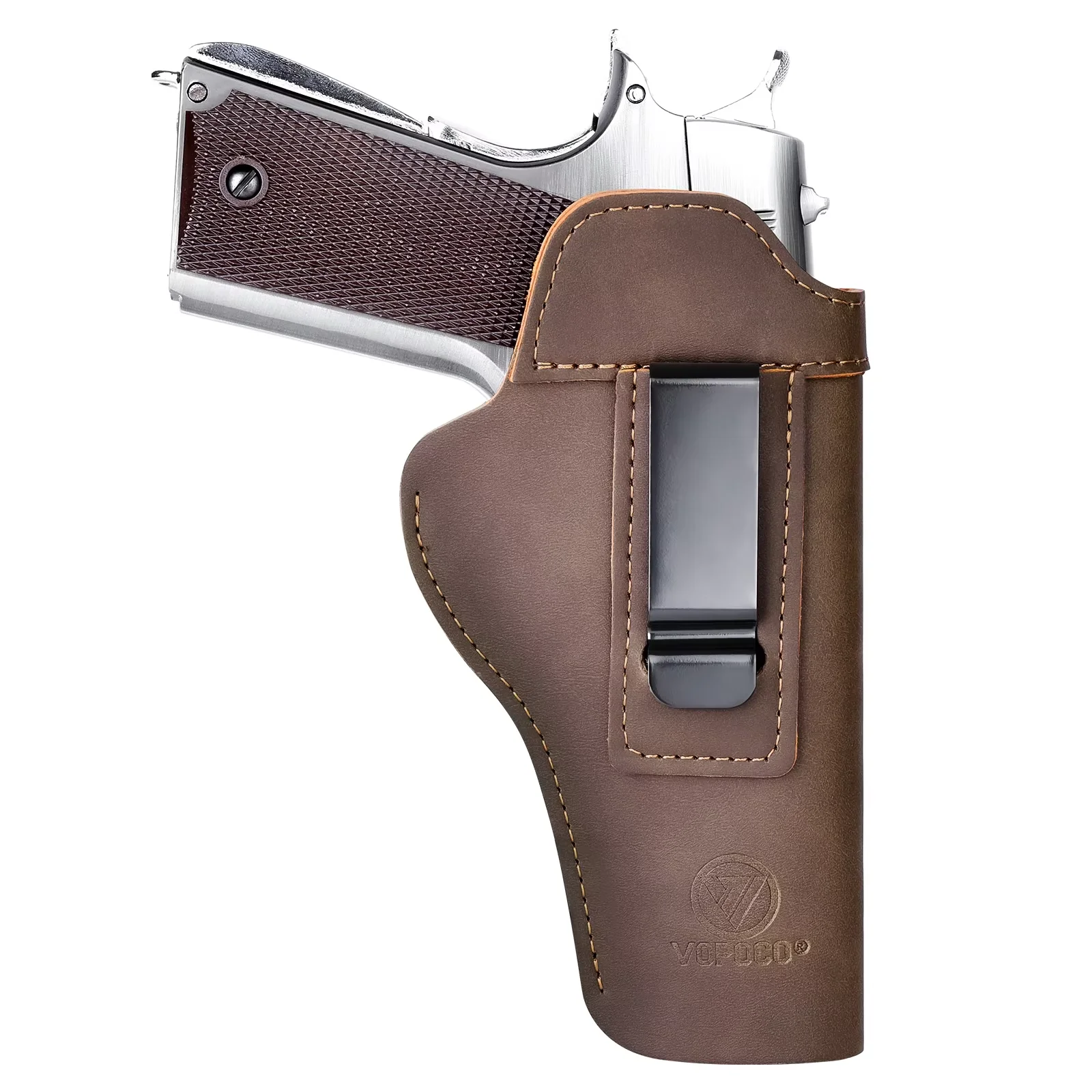 Novo coldre 1911, coldre de couro genuíno para transporte oculto, coldre IWB para a maioria dos estilos 1911, compatível com Kimber 1911/Colt