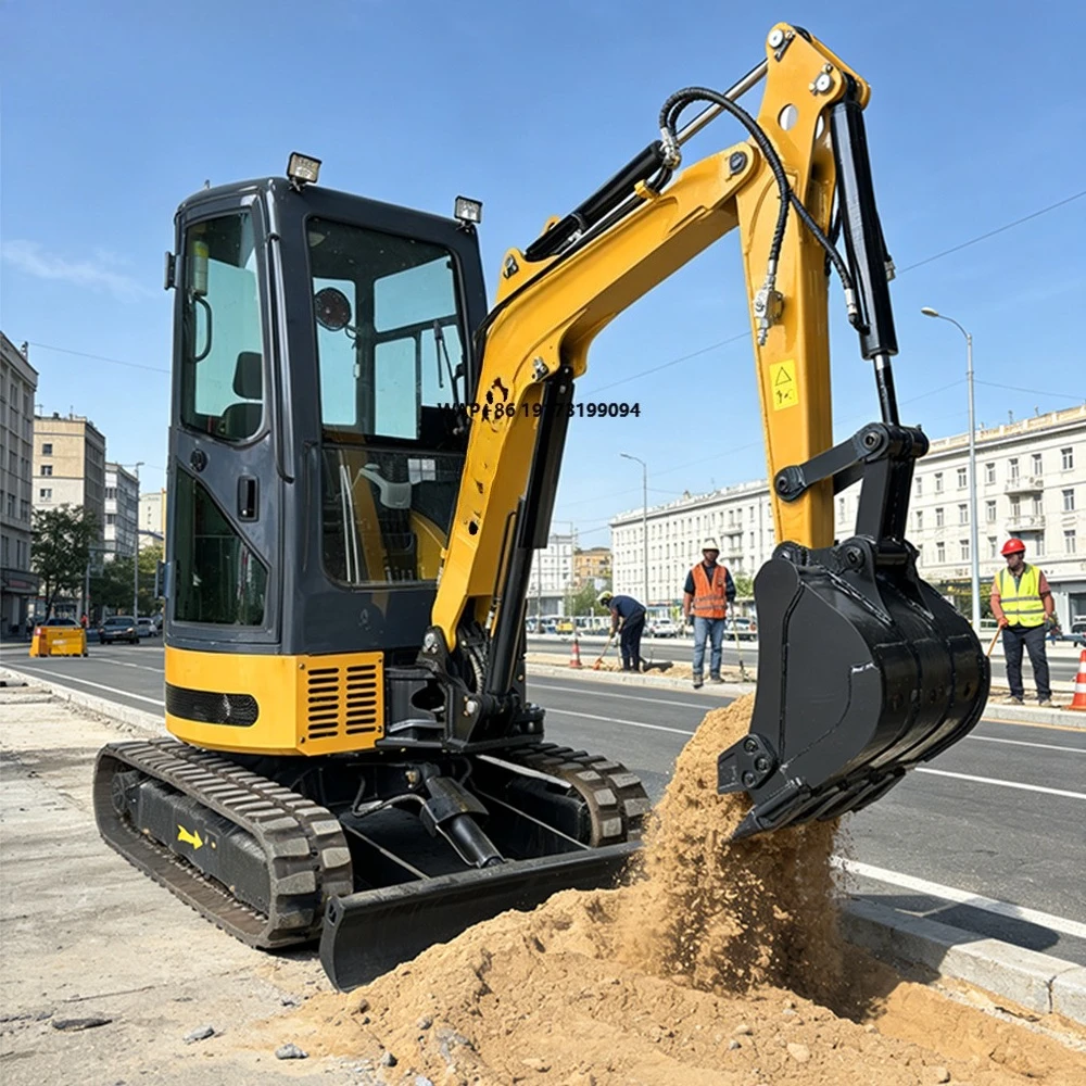 

Mini Excavators 3.5 Ton Customized Powerful Engine Mini Digger Euro 5 Kubota Engine for Garden Easy to Operate Mini Excavator