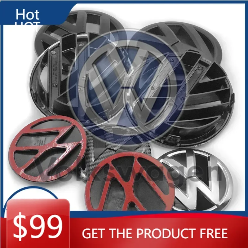 

Valve Stems Caps New Volkswagen VW Hot Aerials 1Pcs 561.583.690 Volkswagen 150mm 100mm Car Logo Front Bonnet Hood Rear Tail