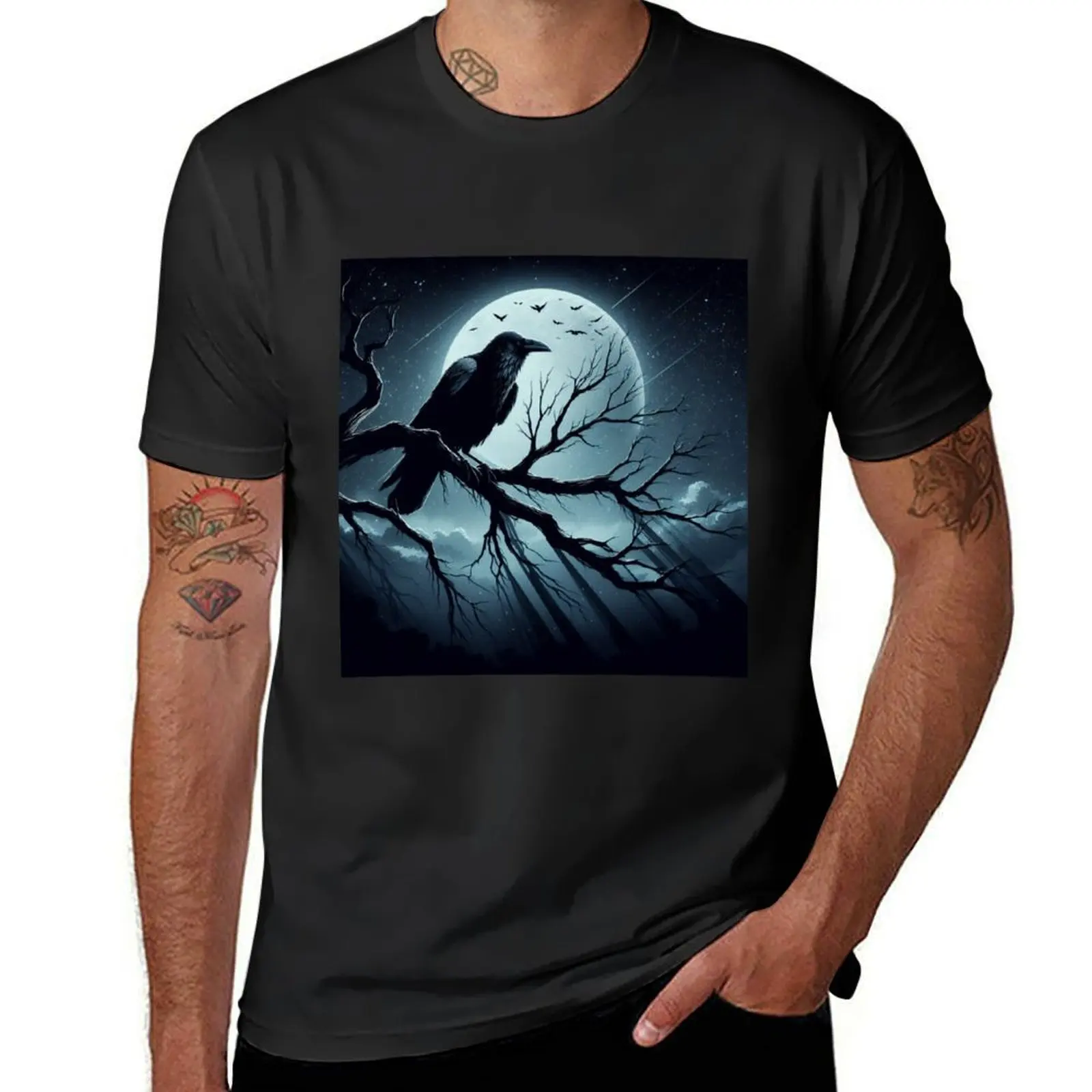 Ecos de la noche eterna T-Shirt customizeds Short sleeve tee quick drying tees mens cotton t shirts