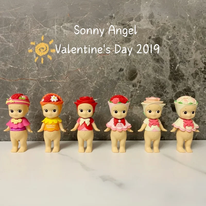 Sonny Angel Rose Series 2019 Valentine'S Day Blind Box Mini Figure Doll Toy Exquisite And Beautiful Red Rose Model Ornament Gift