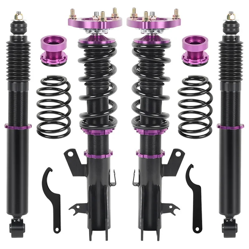 Coilover Suspension Kit for Honda Civic 2012-2015, Purple Adjustable Coilover Kit