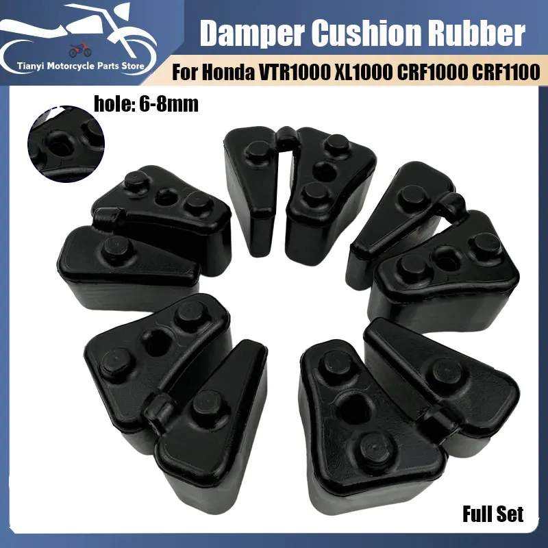 5 шт. демпфер заднего колеса мотоцикла для CRF1000 CRF1100 VTR1000 XL1000 XL750, резиновая звездочка, аксессуары для мотоциклов 06410-MBB-000