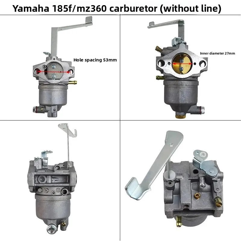Suitable for Yamaha Generator Accessories 185F Carburetor 6600 Automatic Electric Start with Solenoid Valve
