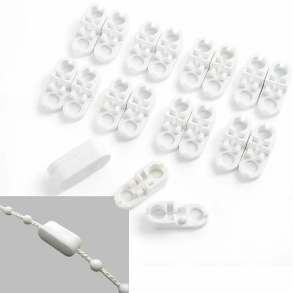 Plastic Roller Blinds Pull Cord Connector Curtain Chain Connector For Vertical Blinds Joiners Curtain Repair Accessories