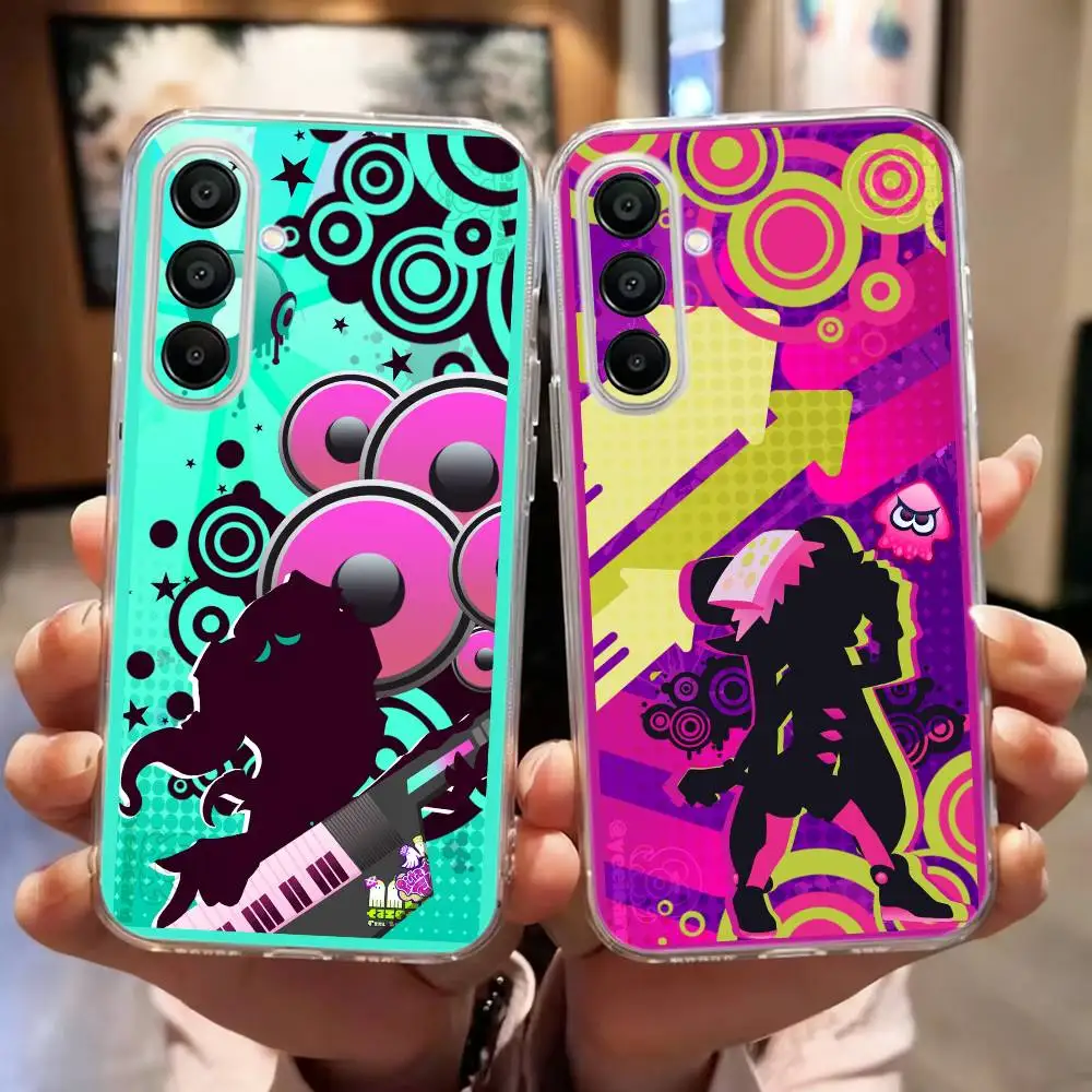 Fashion Game S-SplatoonS Unique Phone Case Transparent Silicone Soft For SamsungA10,12,20,21S,30,31,40,50,51,52,70,A71