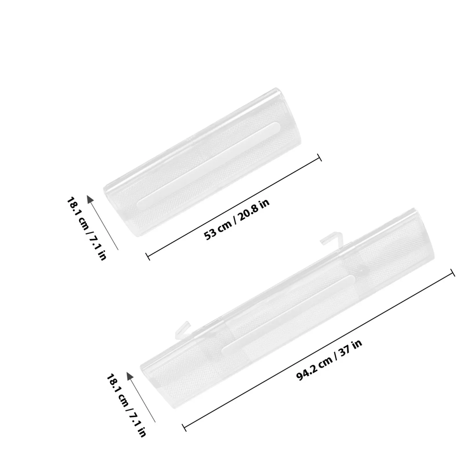 Air Conditioner Deflector Acrylic Wall-Mounted Adjustable Anti-Direct Blowing Shield for Home Cooling Heating Vent Protection
