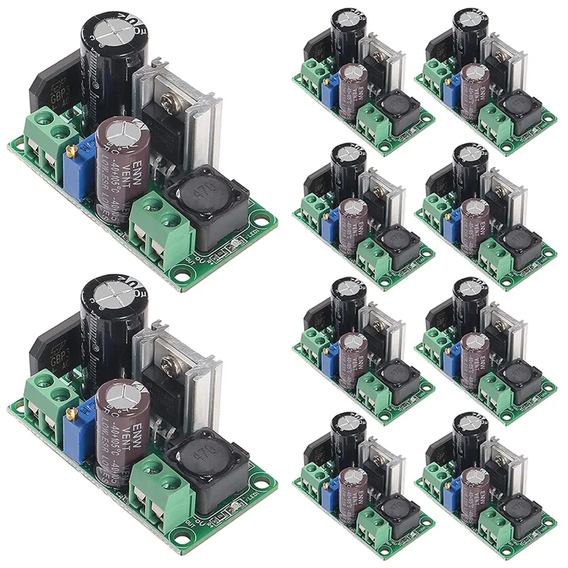 10PCS AC/DC To DC Step Down Buck Converter AC 5-30V DC 5-48V 24V 36V 48V To DC 2.5-35V 12V Voltage Regulator Board