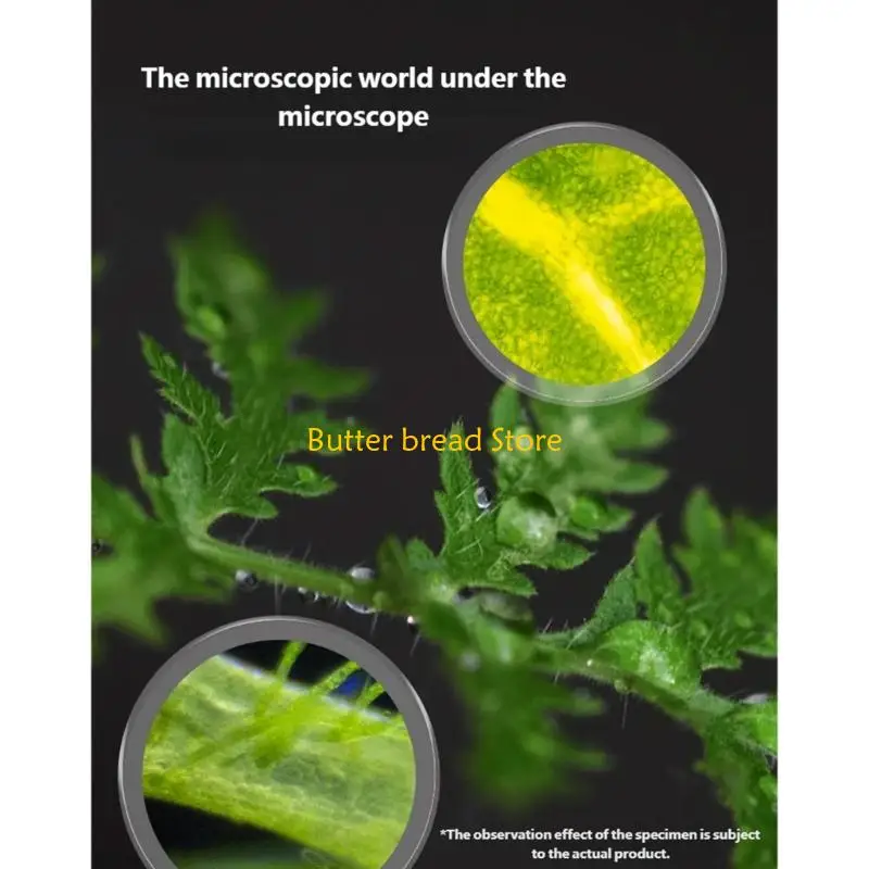 W89C Optical Microscope 200x To 1200x High Magnification for Kid Hobbies Inspection