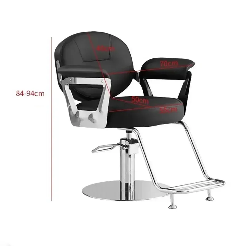 Nordic Fashion Barber Chair Salon Hair Shop Perm Hair Modern Rotate Salon Chair Advanced Sense European Cadeiras Home Furniture