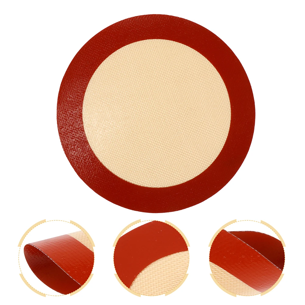 

2pcs Silicone Baking Mat Reusable Heat Resistant Oven Mats For Microwave Pizza Pans Trivets Kitchen Place Mat