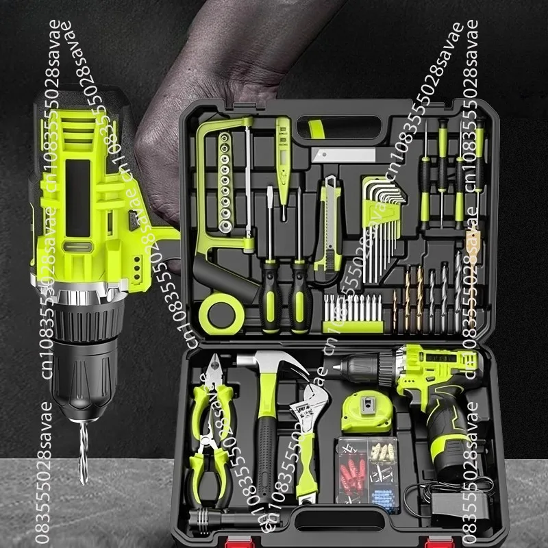 

Toolbox Household Set Multifunctional Storage Hardware Repair Combination Daquan Car Brushless Drill