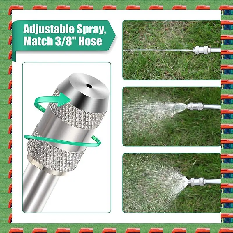 

Sprayer Wand Adjustable Universal Sprayer Wand Stainless Steel Replacement Sprayer Wand Match 3/8 Inch, With Shut Off Valve