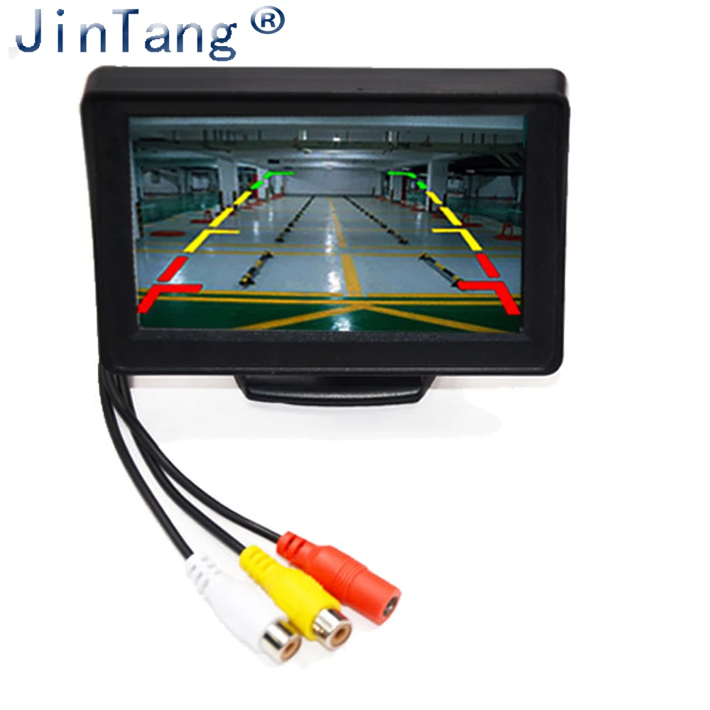 Car Monitor Screen For Rear View Reverse Camera TFT LCD Display HD Digital Color 4.3 Inch PAL/NTSC