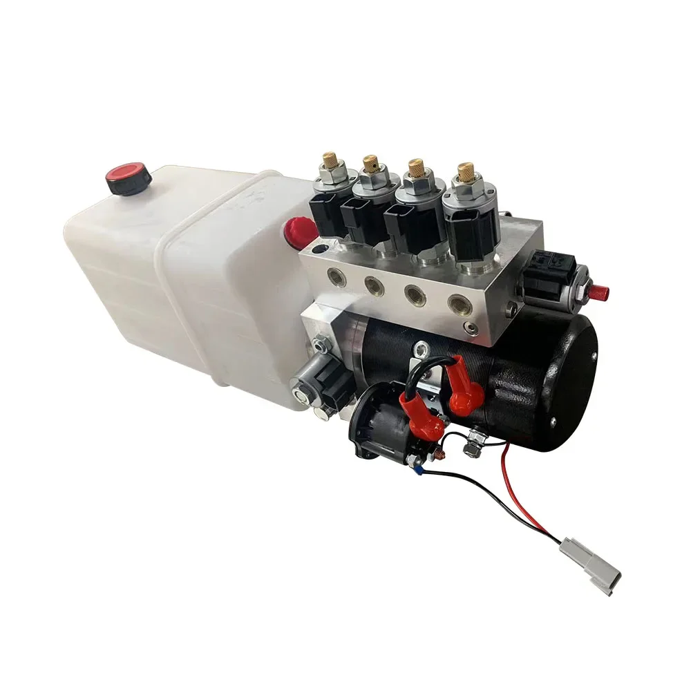 

12V 12 Volt DC Double Acting Hydraulic Pump Unit