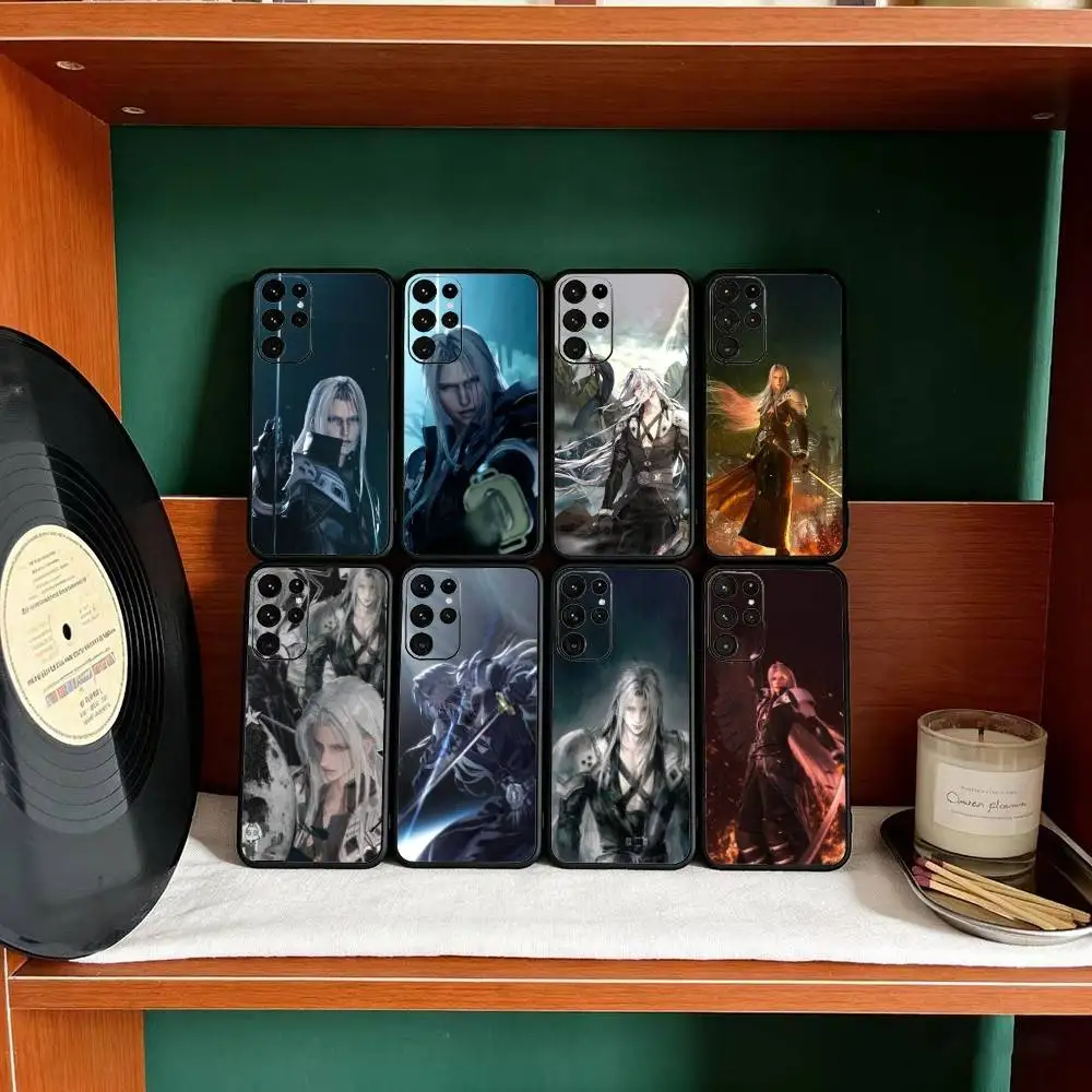 

F-Final F-Fantasy Sephiroth phone Case For Samsung S25,24,21,22,23,30,Ultra,20,Plus,Fe,Lite,Note Soft Black Cover