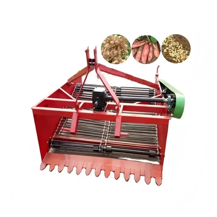 Tractor Mounted Birui High Productivity 700mm Working Width Combine Harvester Agricultural 3 Point Linkage Potato Digger
