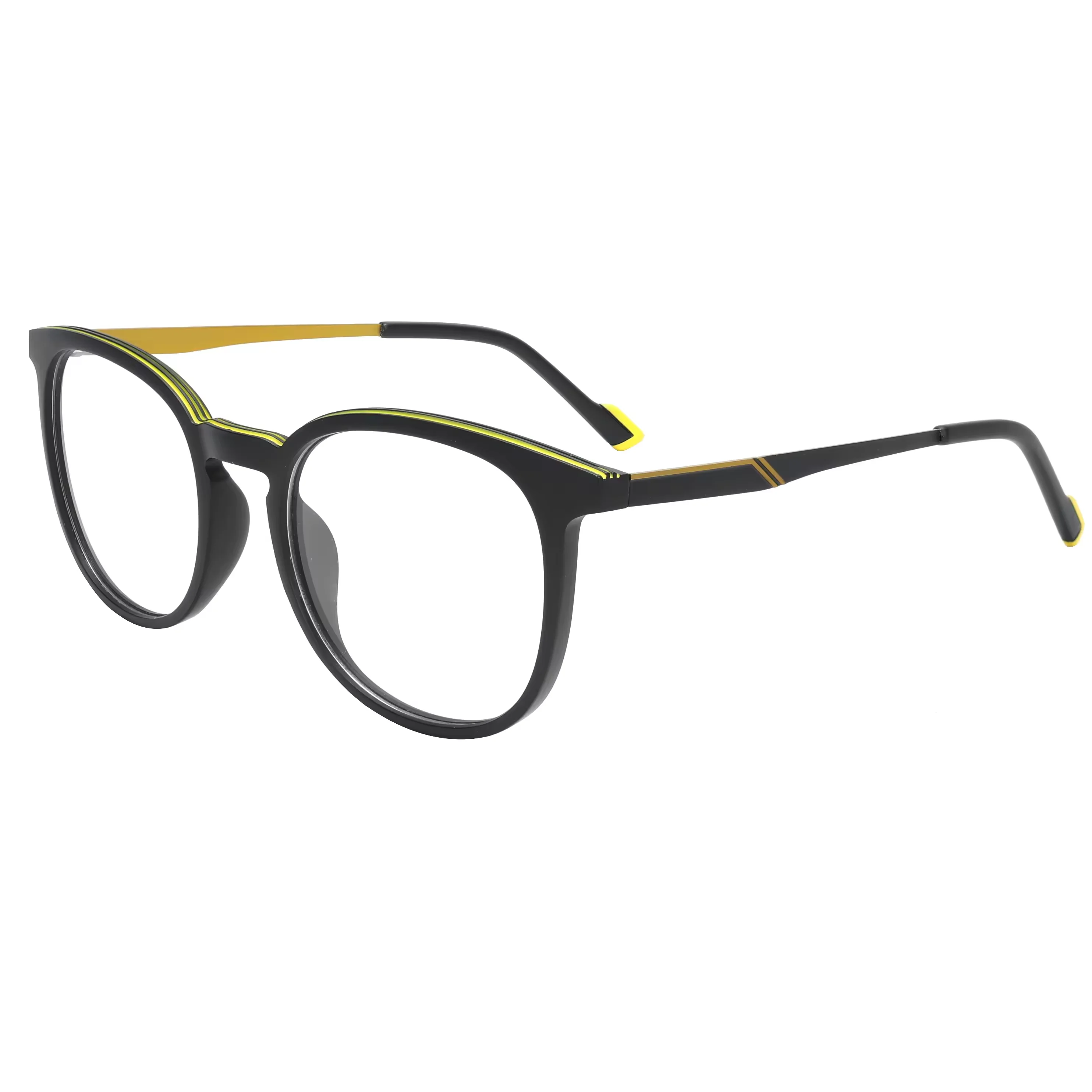 

VZONE Designer Brand Colorful Injection Molded Acetate Optical Frames Metal Temples Eyeglasses Unisex Eyewear