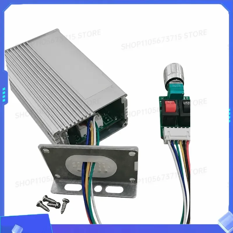 for FORDC 6-60V Three Phase DC Brushless Motor Driver Module 750W BLDC No Hall Controller Stop Reverse Speed Regulator