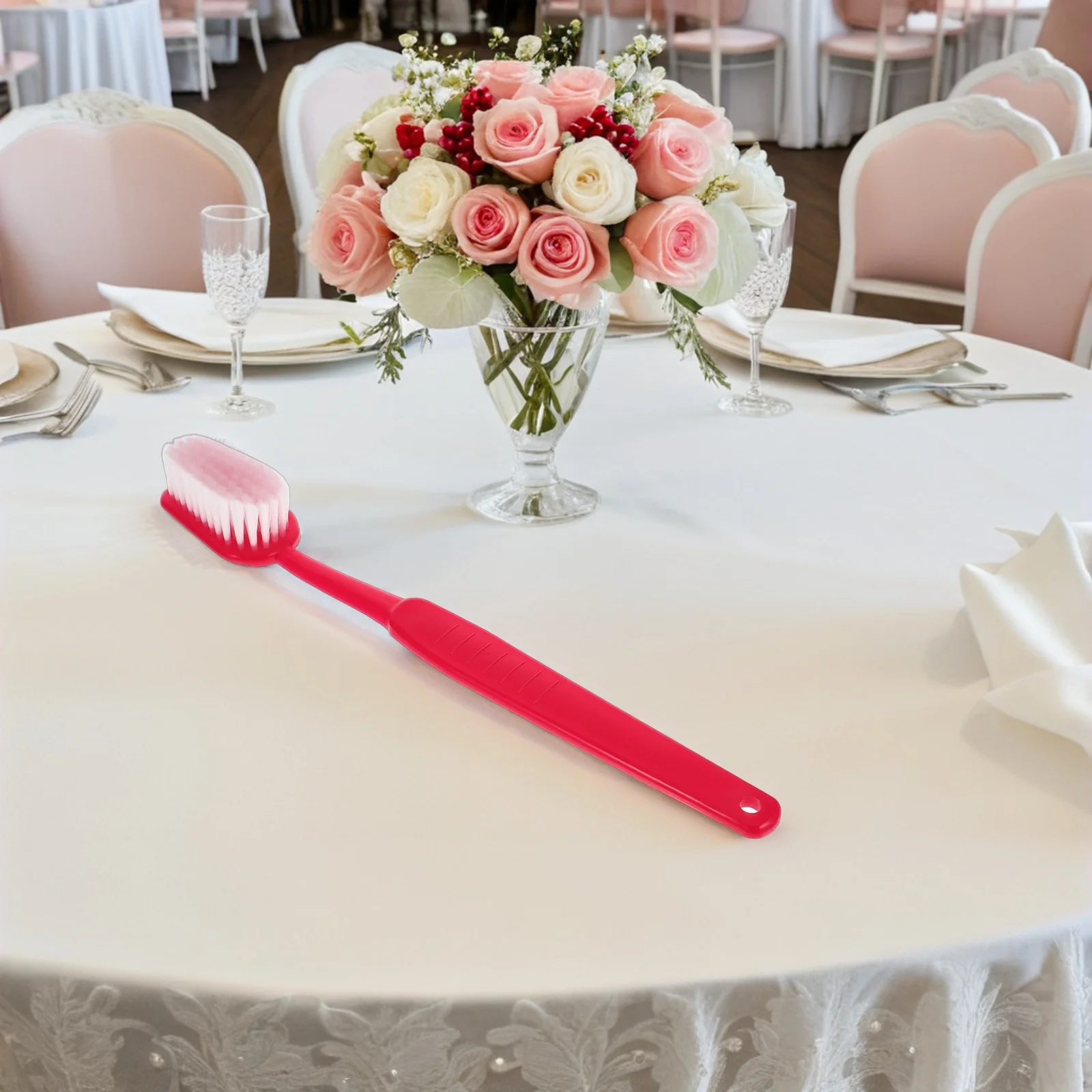 

2Pcs Giant Toothbrush Props Oversized Funny Large Bathroom Decoration Party Photo Booth Prank Costume Accessory Halloween Favor