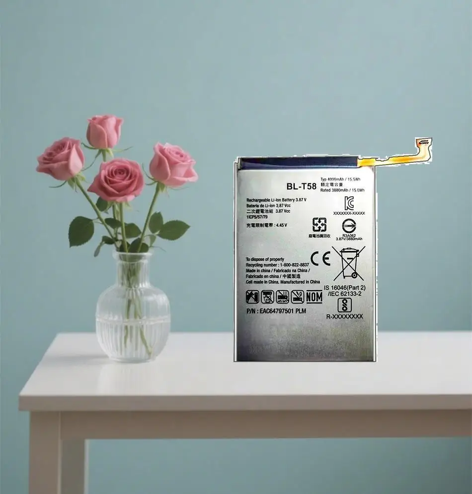 

Прочный стабильный аккумулятор для мобильного телефона LG BL-T58 4000 мАч