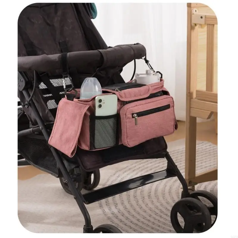 

Pushchair Storage Addition with Global Agreement Insulated Drink Possessors Impermeable Plan and Convenience Wipe Box