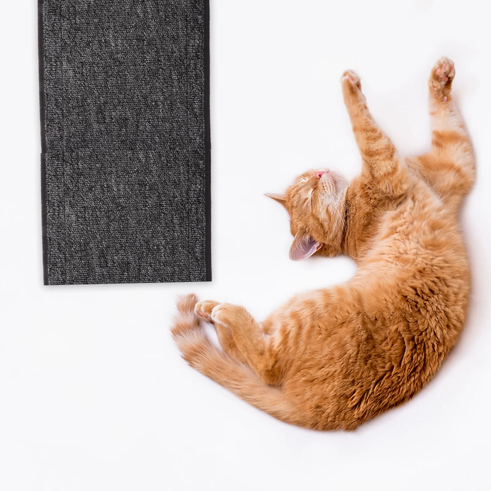 

Soft Cat Wheel Replacement Mat Non-Slip Exercise Wheel Pad for Cat Scratching Carpet Running Track Compatible with Kitten Play