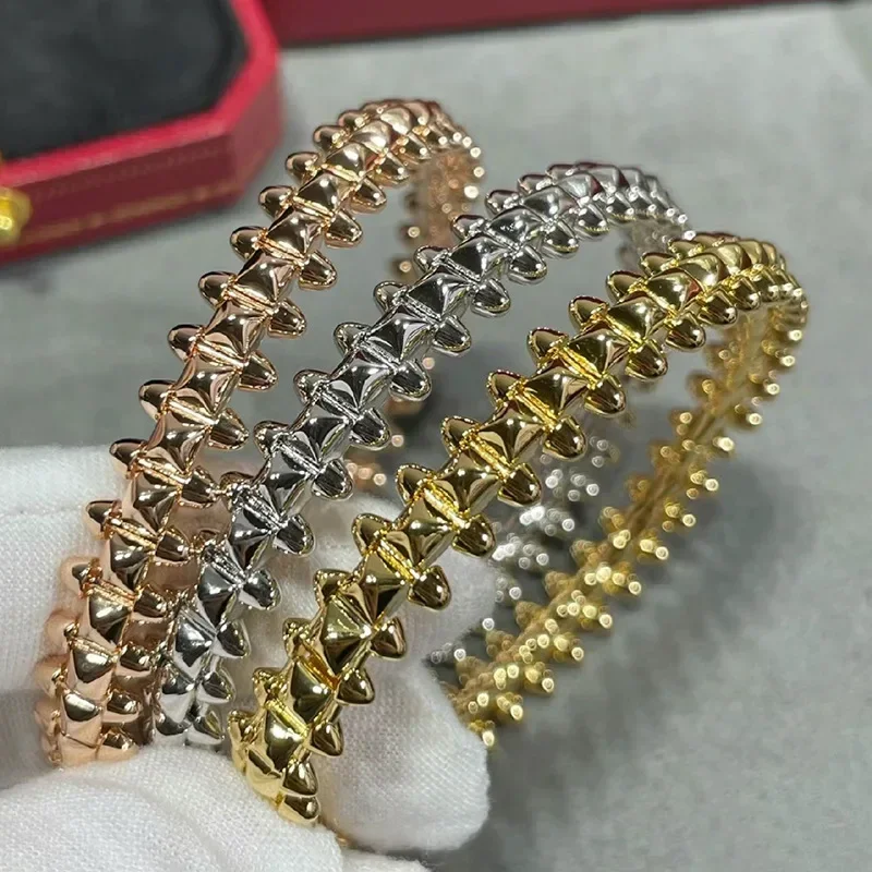 

High Quality Stylish 925 Silver Kaartier Cougar & Nail Bracelet For Everyday Wear