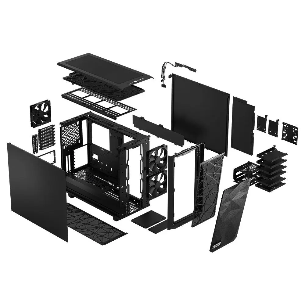 [Seorin Official] Fractal Design Meshify 2 Black Solid